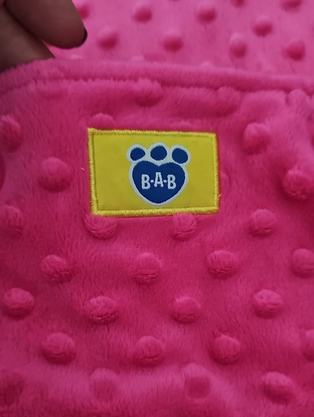 Build A Bear Pink Plush Backpack Carrier